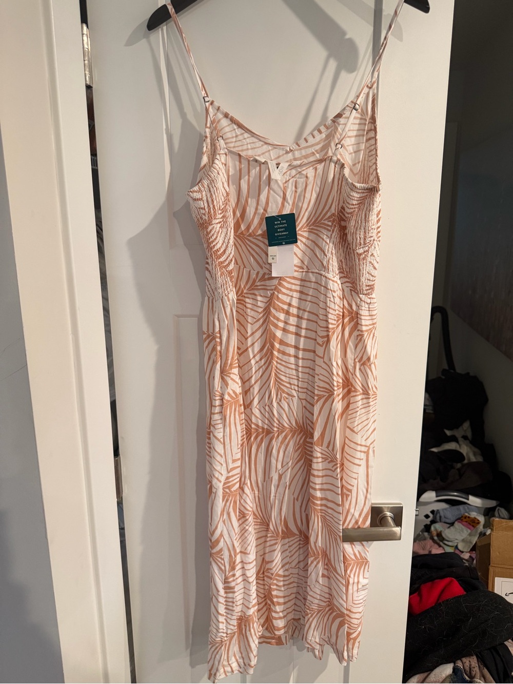 Roxy Land of Life dress in Toast Palm Tree Dreams - Picture 5 of 6